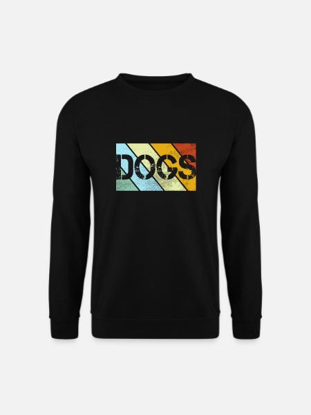 Chiens Rétro - Sweat-shirt Unisexe - noir