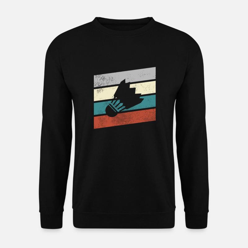 Volant Rétro - Sweat-shirt Unisexe - noir