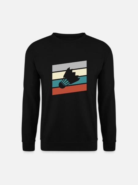 Badminton Rétro - Sweat-shirt Unisexe - noir