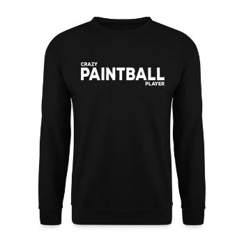 Paintballer Paintball Player - Crazy Paintball Pla - Sweat-shirt Unisexe - noir - Devant - Alina (178cm) & Michal (187cm)