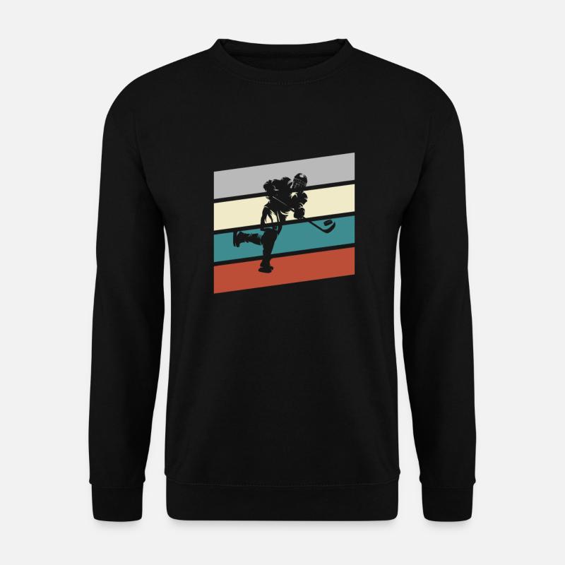 Ice Hockey Retro - Unisex Sweatshirt - black