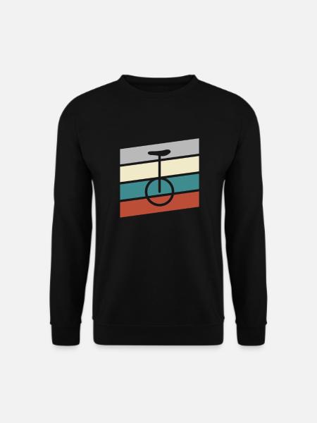 Unicycle Retro - Unisex Sweatshirt - black