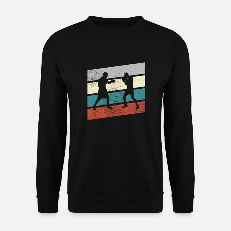 Boxen Retro - Unisex Pullover - Schwarz