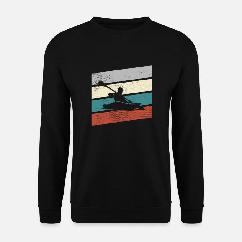 Kanu Retro - Unisex Pullover - Schwarz