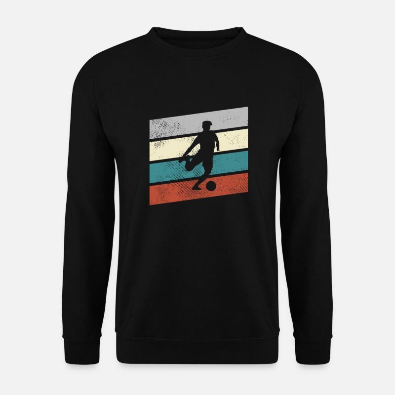 Fußball Retro - Unisex Pullover - Schwarz