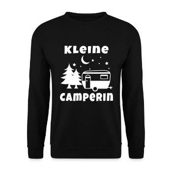 Nachwuchs Camper Nachwuchscamper Camping Wohnmobil - Unisex Pullover - Schwarz - Vorne - Alina (178cm) & Michal (187cm)