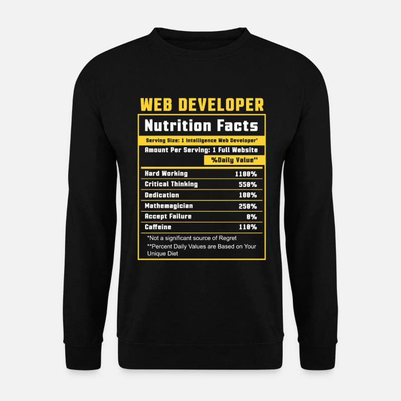 Webentwickler Website-entwicklung It-programmierer - Unisex Pullover - Schwarz