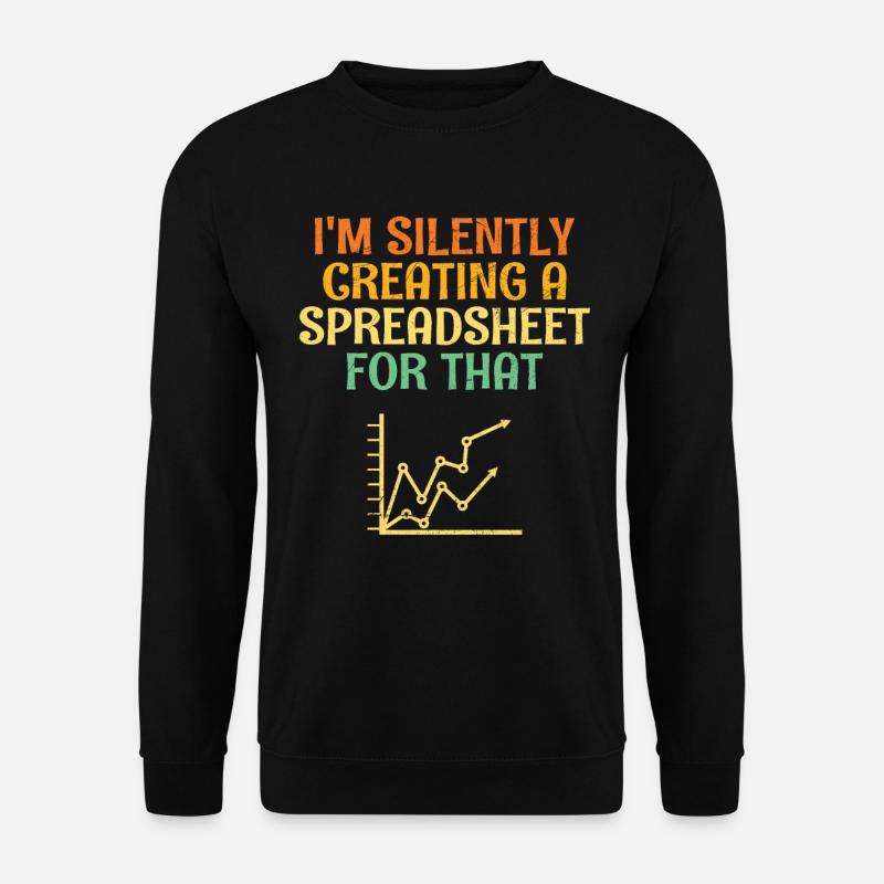 I'm silently creating a - Unisex Sweatshirt - black