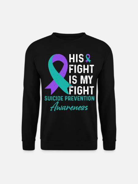 Suicide Prenvention Awareness Suizidprävention - Unisex Pullover - Schwarz