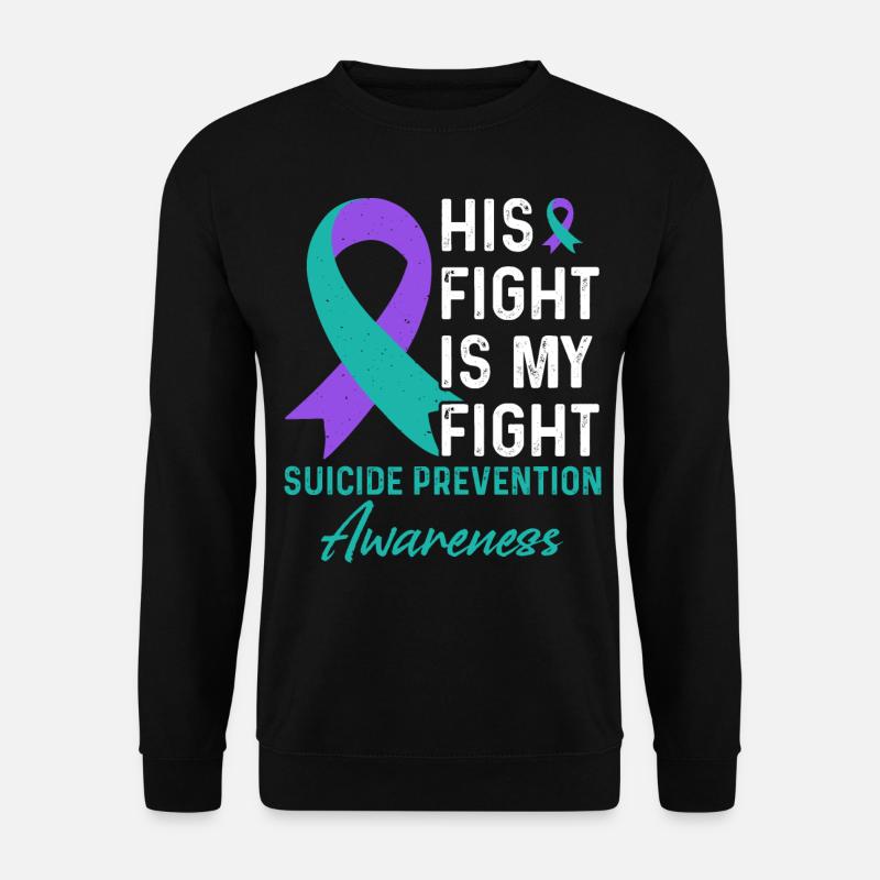 Suicide Prenvention Awareness Suizidprävention - Unisex Pullover - Schwarz