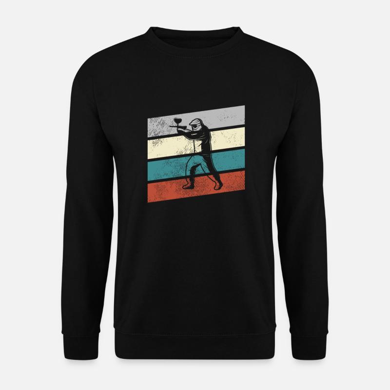 Paintball Retro - Unisex Sweatshirt - black
