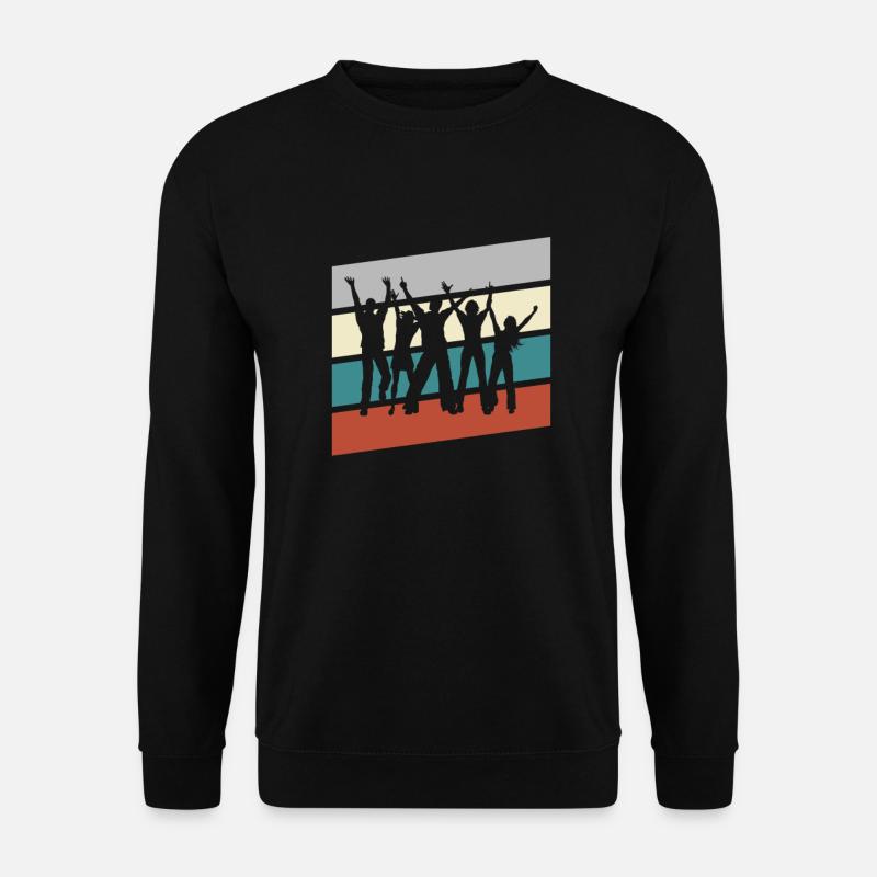 Dancing Retro - Unisex Sweatshirt - black