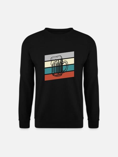 Beer Retro - Unisex Sweatshirt - black