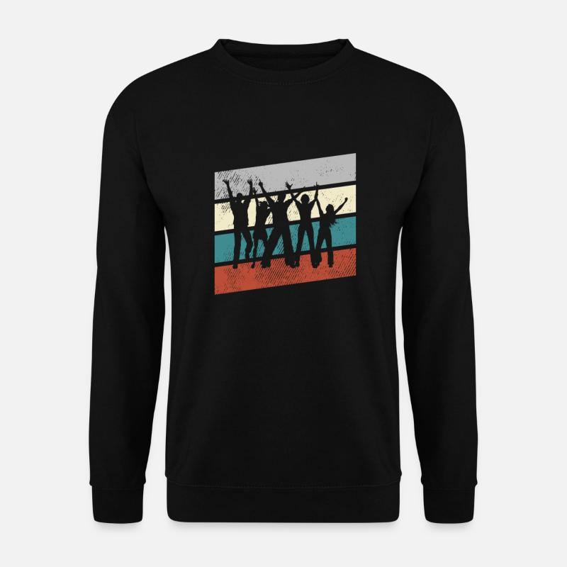 Dancing Retro - Unisex Sweatshirt - black