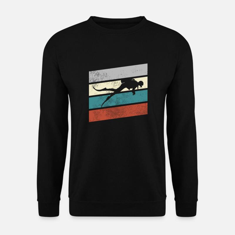 Diving Retro - Unisex Sweatshirt - black