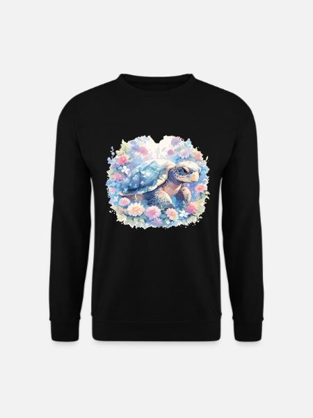 Schildkröte Echse Schildkröte Baby Schildkröten - Unisex Pullover - Schwarz