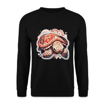 Tortue - Sweat-shirt Unisexe - noir - Devant - Alina (178cm) & Michal (187cm)