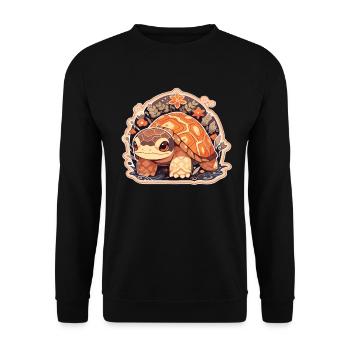 Tortue - Sweat-shirt Unisexe - noir - Devant - Alina (178cm) & Michal (187cm)