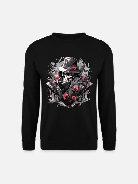 Skull Skull Skulls Skull Skeleton - Unisex Sweatshirt - black