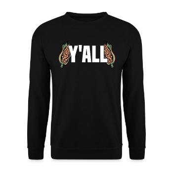 Farmer Farmer Grain Farmer Farm Country Egg Seed - Unisex Sweatshirt - black - Front - Alina (178cm) & Michal (187cm)
