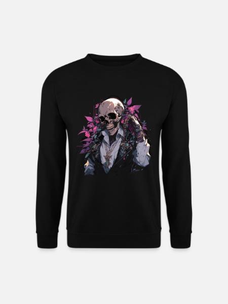 Skull Skull Skulls Skull Skeleton - Unisex Sweatshirt - black