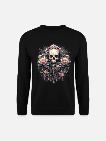 Skull Skull Skulls Skull Skeleton - Unisex Sweatshirt - black