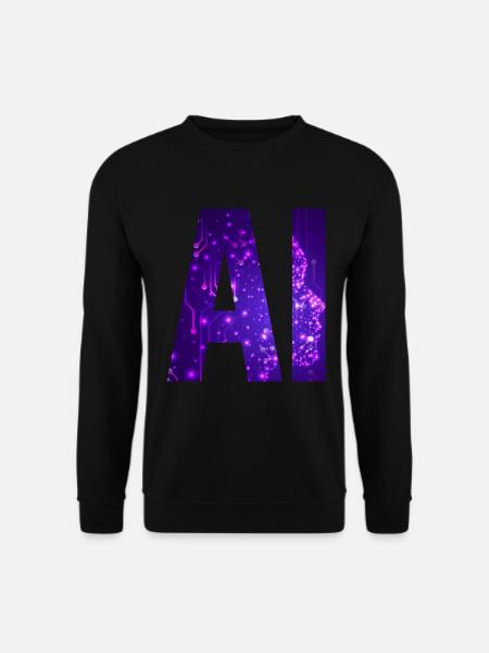 AI Artificial Intelligence - Unisex Sweatshirt - black