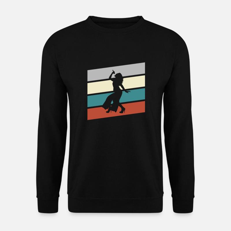 Singing Retro - Unisex Sweatshirt - black