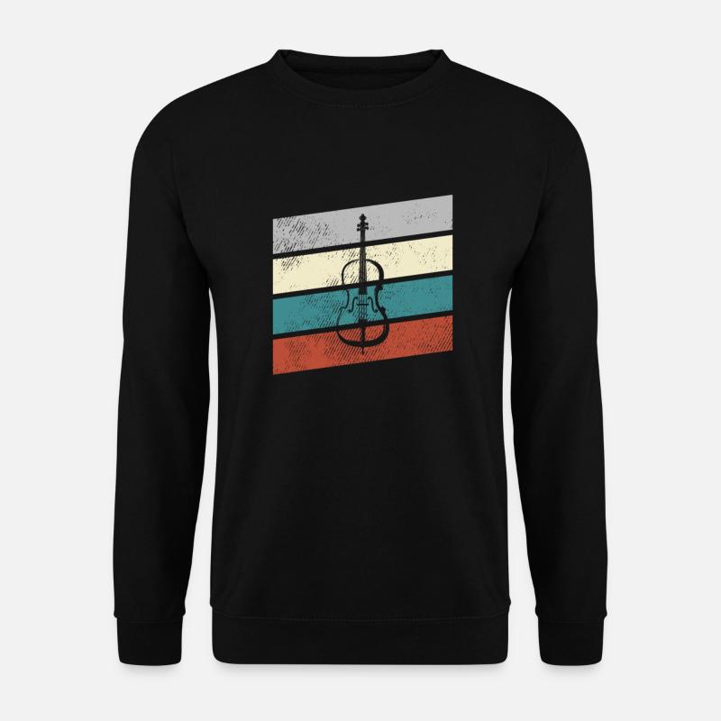 Violin Retro - Unisex Sweatshirt - black