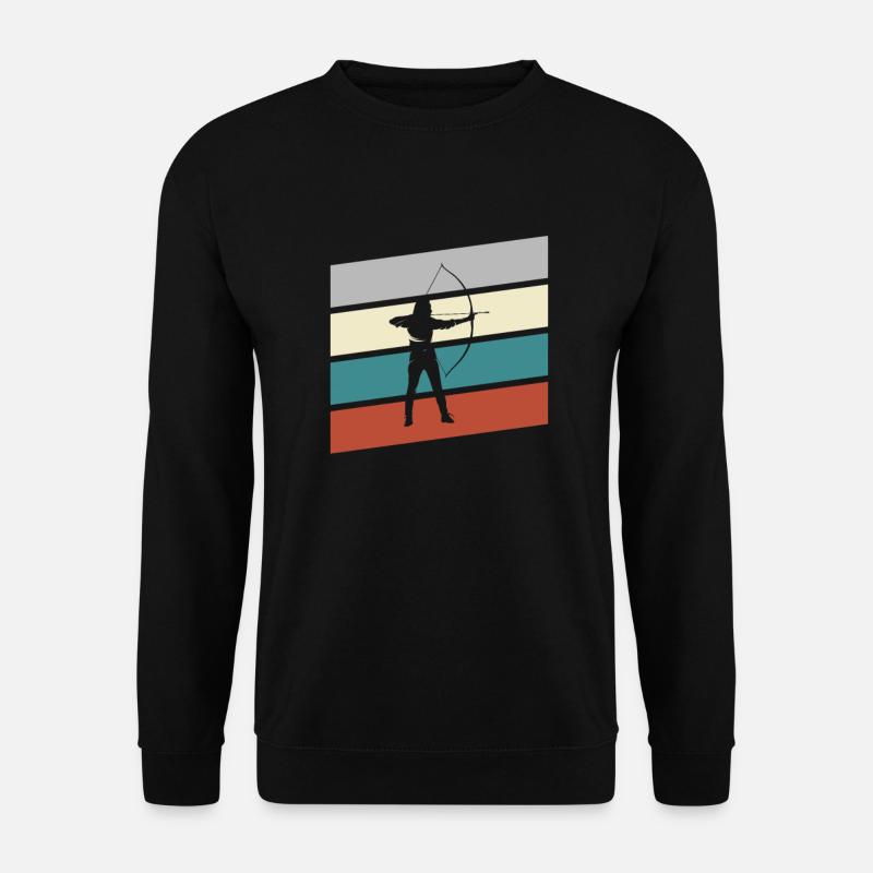 Archery Retro - Unisex Sweatshirt - black