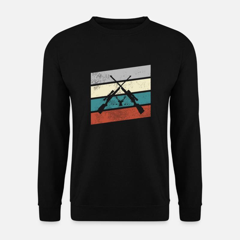 Hunting Retro - Unisex Sweatshirt - black