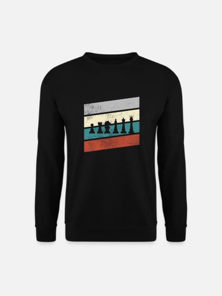 Chess Retro - Unisex Sweatshirt - black