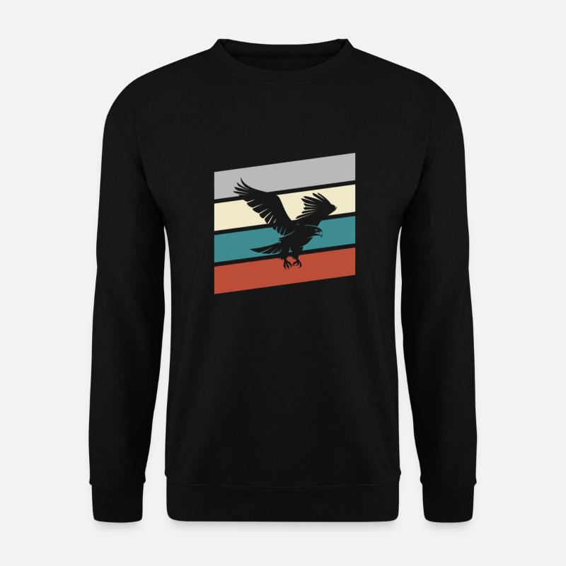 Adler Retro - Unisex Sweatshirt - black