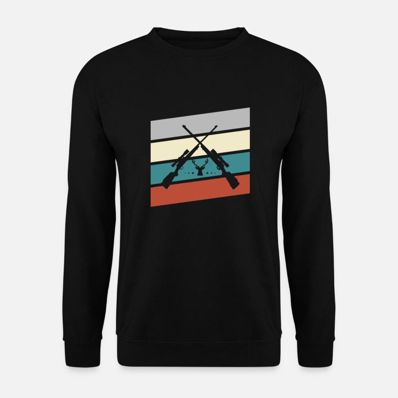 Hunting Retro - Unisex Sweatshirt - black