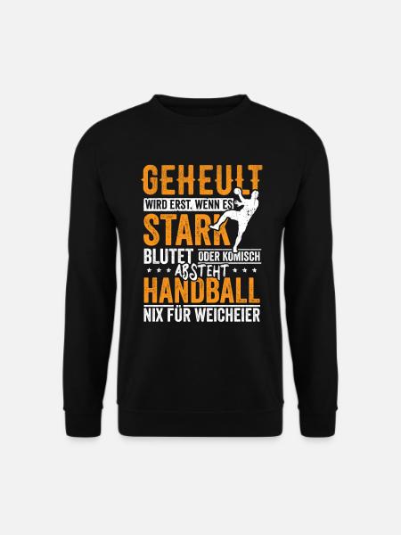 Handball nix für Weicheier - Unisex Pullover - Schwarz