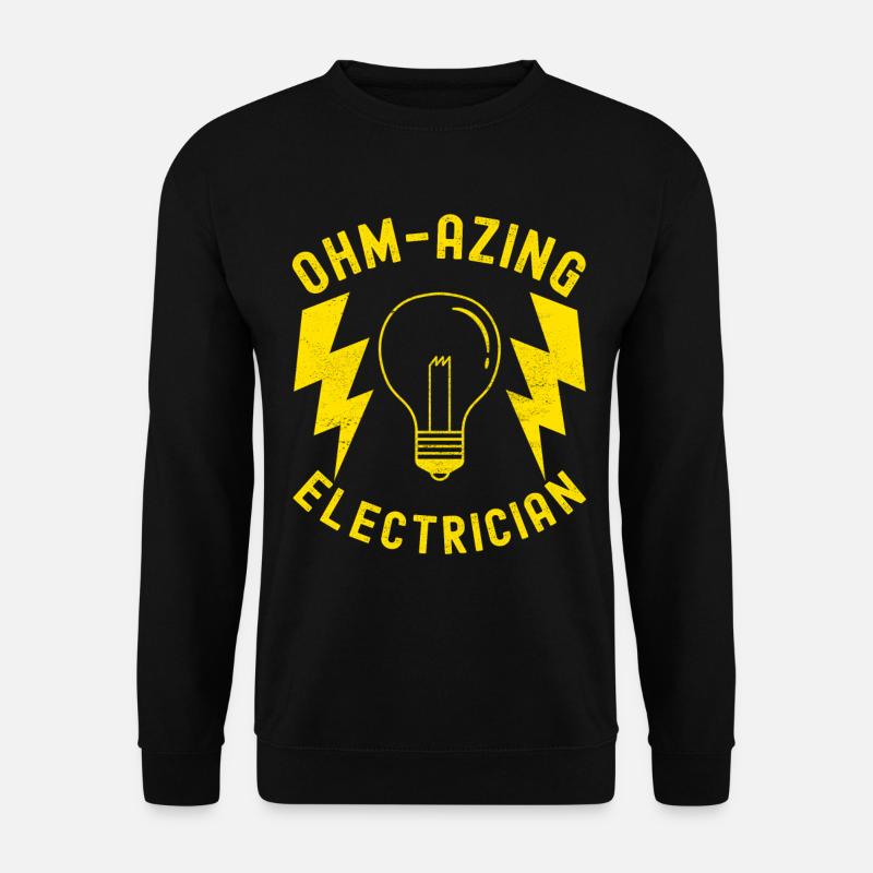 Electrician Electronics Technician - Unisex Sweatshirt - black