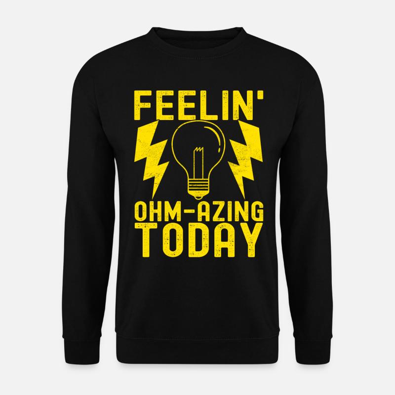 Electrician Electronics Technician - Unisex Sweatshirt - black