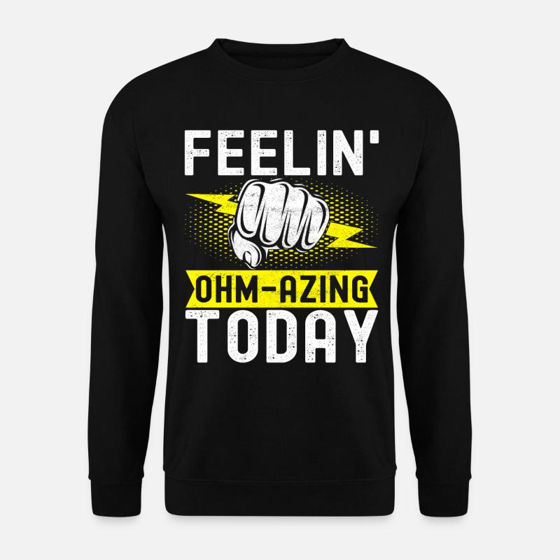 Electrician Electronics Technician - Unisex Sweatshirt - black