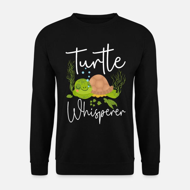 Sea Turtle Tortoise Turtle - Unisex Pullover - Schwarz