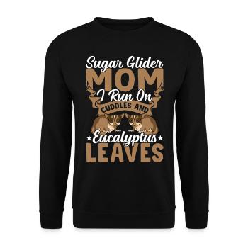 Sugar Glider Mama Sugar Gliders Propriétaire Animaux - Sweat-shirt Unisexe - noir - Devant - Alina (178cm) & Michal (187cm)