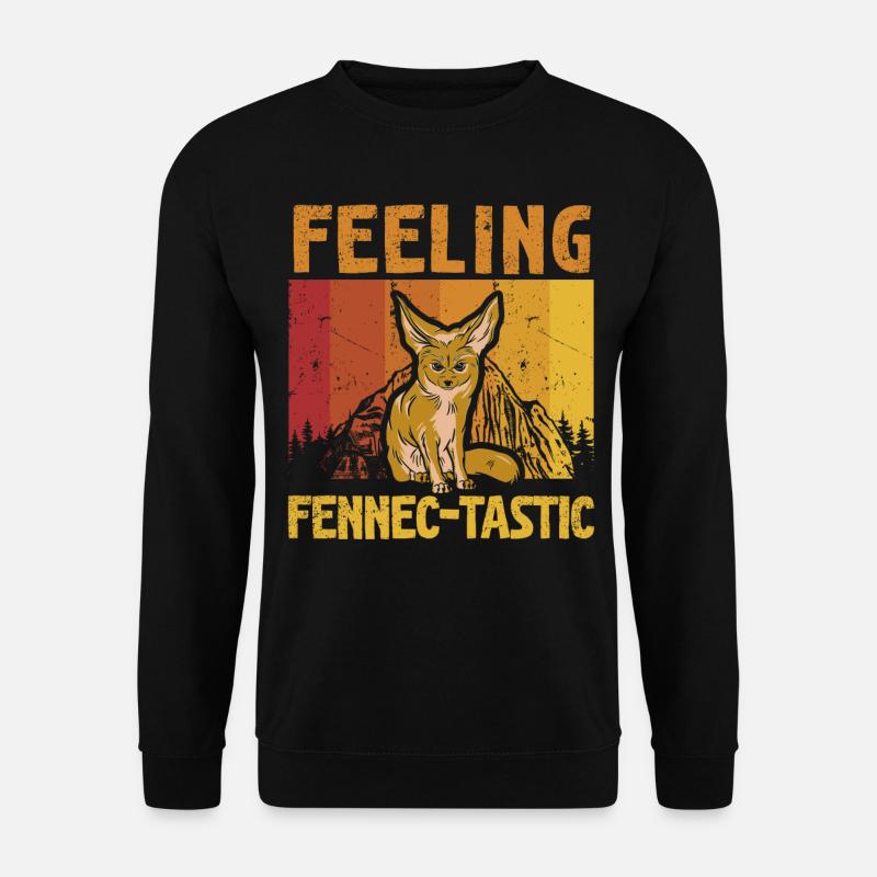 Fennek-tastic feel Fennek Fox Propriétaire - Sweat-shirt Unisexe - noir
