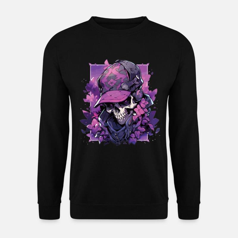 Skull Skull Skulls Skull Skeleton - Unisex Sweatshirt - black