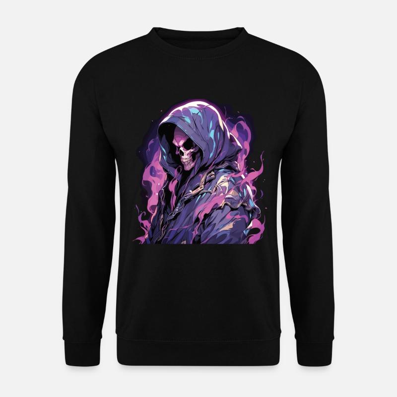 Crâne Crâne Crânes Crâne Squelette - Sweat-shirt Unisexe - noir
