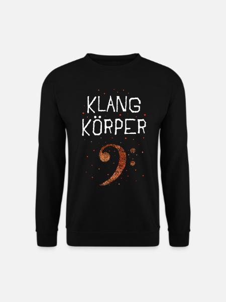 Bassschlüssel Musiker Chor Musik Bass Sänger - Unisex Pullover - Schwarz
