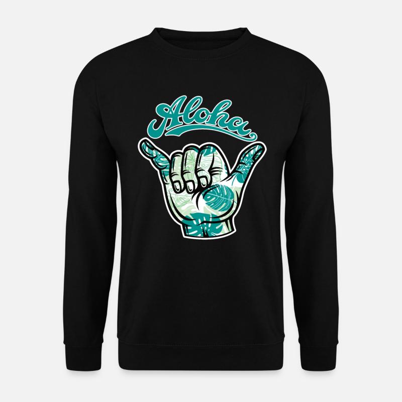 3 Aloha Shaka - Unisex Pullover - Schwarz