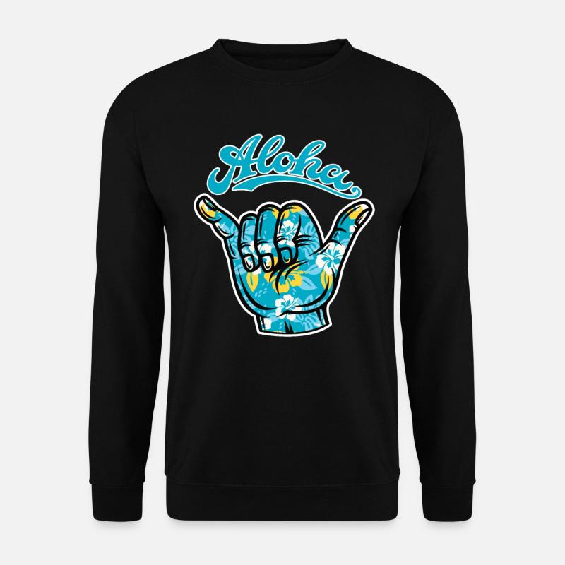 4 Aloha Shaka - Sweat-shirt Unisexe - noir