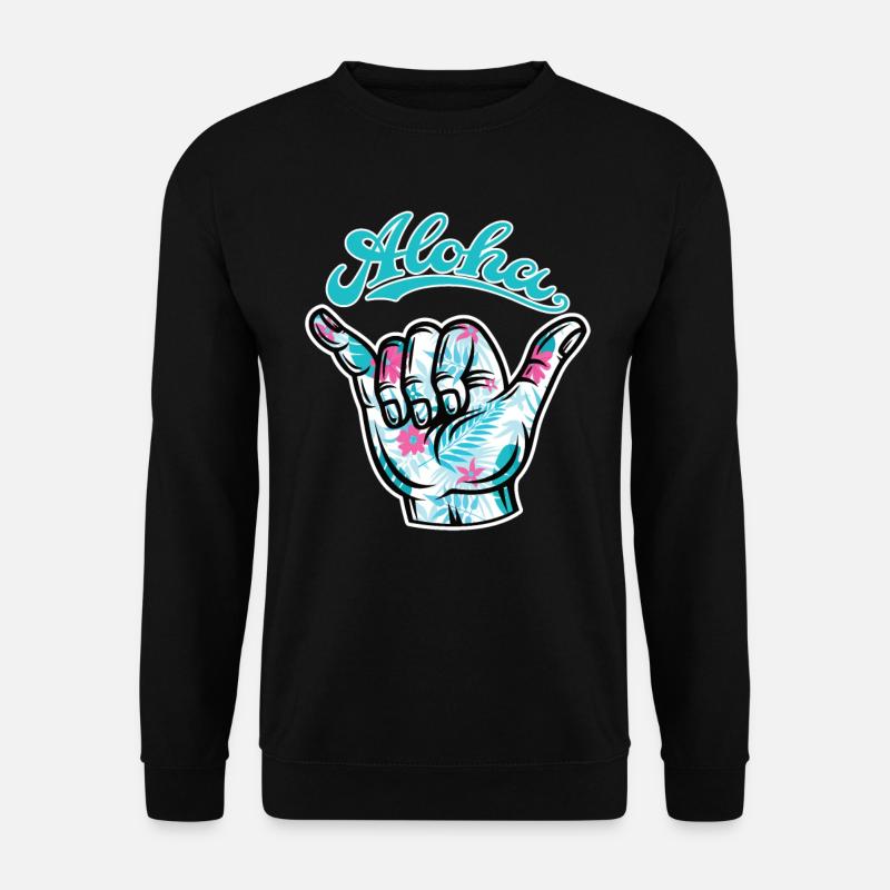 1 Aloha Shaka - Unisex Pullover - Schwarz