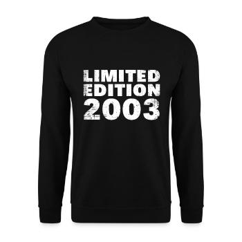 Vintage 2003 Édition limitée - Sweat-shirt Unisexe - noir - Devant - Alina (178cm) & Michal (187cm)