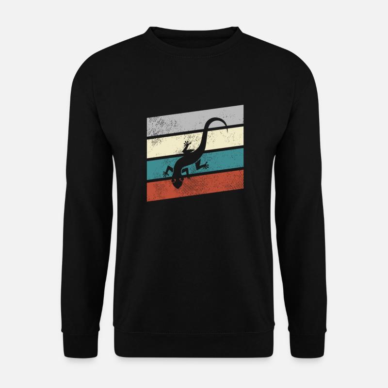 Lizard Retro - Unisex Sweatshirt - black