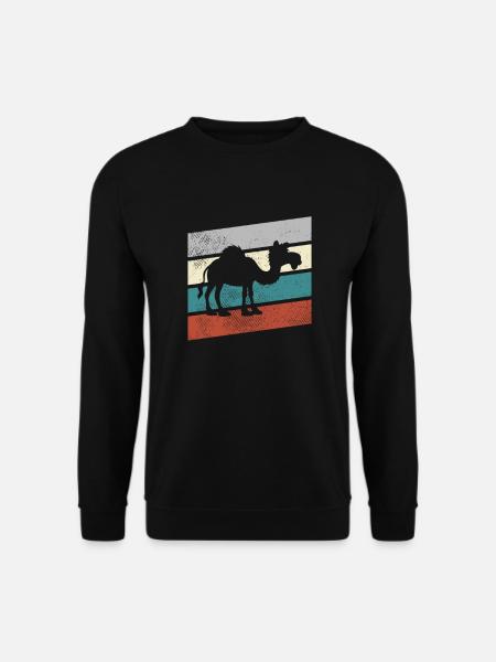 Dromedary Retro - Unisex Sweatshirt - black